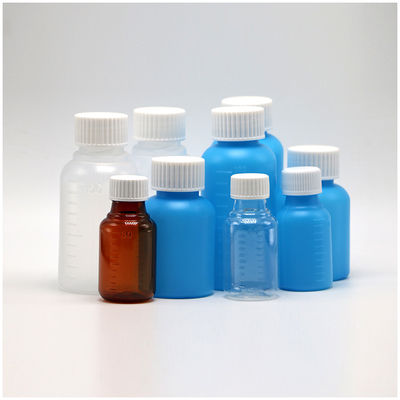 100ML PET Amber/Blue Maple Cough Syrup Oral Liquid Bottle with CRC Cap and Heat Seal