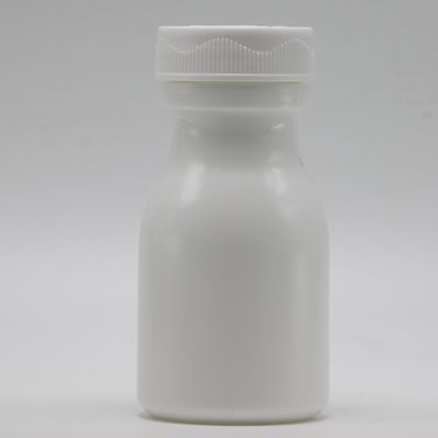 SCREW CAP Sealing Type 60mL Bowling Shape HDPE Plastic Bottle for Supplement Storage