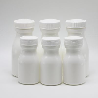 SCREW CAP Sealing Type 60mL Bowling Shape HDPE Plastic Bottle for Supplement Storage