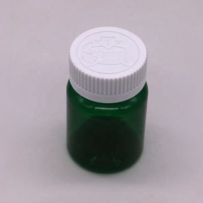 50cc 32mm Neck PET Plastic Pill Bottles Capsule Vials with Child Resistant Cap PET Base Material
