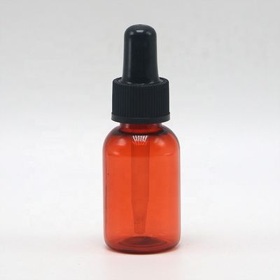 Medicine Grade 10ml/ 15ml/ 20ml/ 25ml PET Dropper Bottle with Customized Dropper Cap