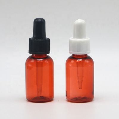 Medicine Grade 10ml/ 15ml/ 20ml/ 25ml PET Dropper Bottle with Customized Dropper Cap