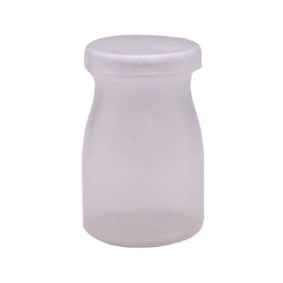 Customized Logo 100ml PP Round Pudding Bottle Perfect for Milk and High Temperature
