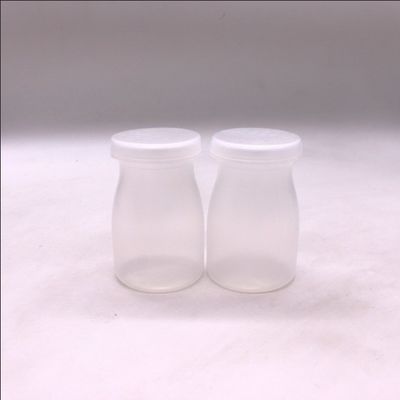 Customized Logo 100ml PP Round Pudding Bottle Perfect for Milk and High Temperature