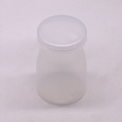 Customized Logo 100ml PP Round Pudding Bottle Perfect for Milk and High Temperature