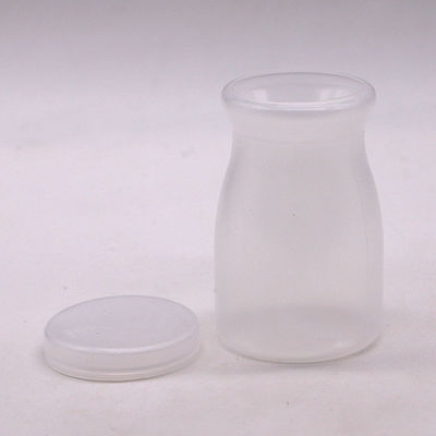 Customized Logo 100ml PP Round Pudding Bottle Perfect for Milk and High Temperature