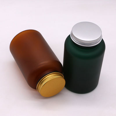 250ML PET Medical Plastic Bottle with Matte/Frosted Finish and Various Color Options