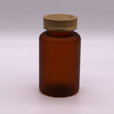 250ML PET Medical Plastic Bottle with Matte/Frosted Finish and Various Color Options