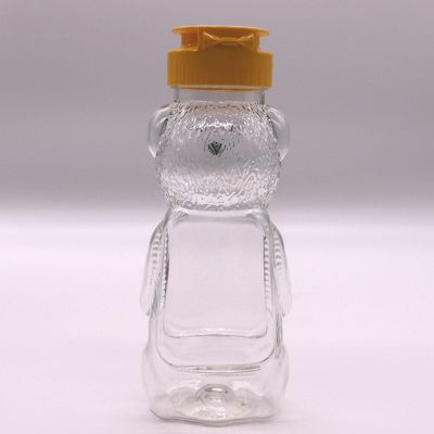 200ml PET Bear Plastic Honey Jars for Food Grade and Creative Student Portable Bottle