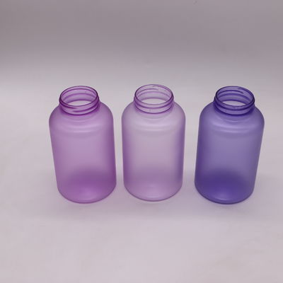 Pharmacy Containers 400ml Customized Color PET Pill Capsule Bottles with Screw Caps