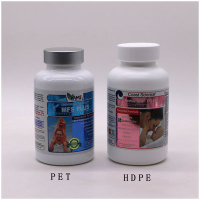 Pharmacy Containers 400ml Customized Color PET Pill Capsule Bottles with Screw Caps
