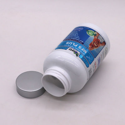 Pharmacy Containers 400ml Customized Color PET Pill Capsule Bottles with Screw Caps