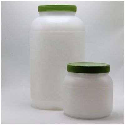 Bread 1L/4L Wide Mouth HDPE Protein Powder Food Storage with Screw Cap and Aluminum Heat Induction Liner