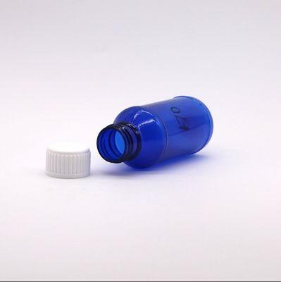 100mL PET Round Pharmacy Container for Medical Waste Screen Printed Child Safety Cap
