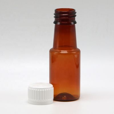 70ml PET Amber Maple Cough Syrup Oral Liquid Bottle Container for Liquid Medicine