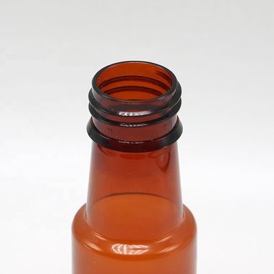 70ml PET Amber Maple Cough Syrup Oral Liquid Bottle Container for Liquid Medicine