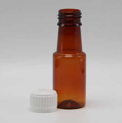 70ml PET Amber Maple Cough Syrup Oral Liquid Bottle Container for Liquid Medicine