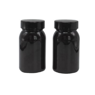 Food Grade Vitamin Dietary Nutritional Supplement Medicine Bottle 100cc PET Plastic with Screw Cap
