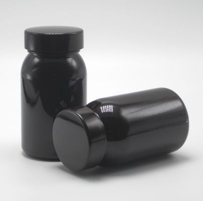 Food Grade Vitamin Dietary Nutritional Supplement Medicine Bottle 100cc PET Plastic with Screw Cap