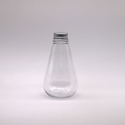 Medicine Storage 250ml HDPE Unique Shape Plastic Liquid Bottle with Customized Logo and Aluminum Cover