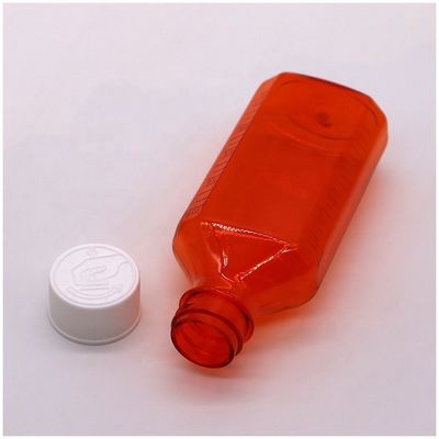 Custom Color Translucent PET Plastic Oral Liquid Syrup Bottle with Measuring Scale