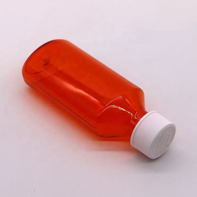 Custom Color Translucent PET Plastic Oral Liquid Syrup Bottle with Measuring Scale