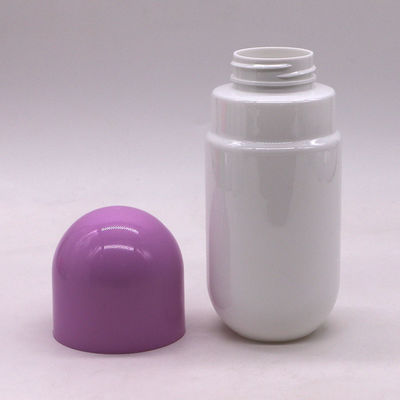 250ML/8OZ HDPE Two Layer PET Bright Capsule Shape Screw Cap Medicine Hot Stamping OEM .ODM