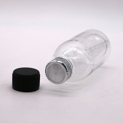 150ml PET Oval Amber Prescription Pharmacy Liquid Medicine Scaled Container with Lid