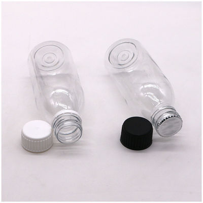 150ml PET Oval Amber Prescription Pharmacy Liquid Medicine Scaled Container with Lid