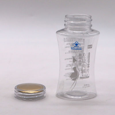 Design PET Collect Waist Bottle for Dietary Nutrition Supplement Capsule Pill Tablet