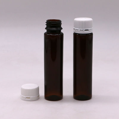 Food Grade 30mL PET Round Shape Slim Oral Liquid Plastic Bottle with Tamper-proof Lids