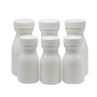White 60ml HDPE Plastic Bottle for Convenient Storage of Solid Tablets and Capsules