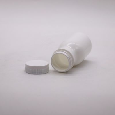 White 60ml HDPE Plastic Bottle for Convenient Storage of Solid Tablets and Capsules