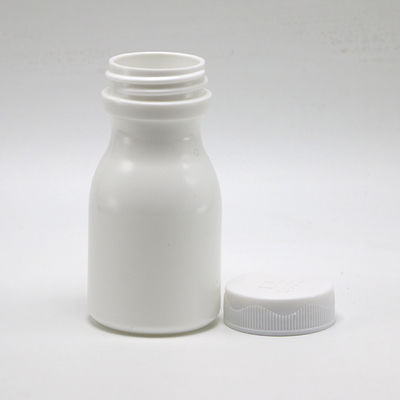 White 60ml HDPE Plastic Bottle for Convenient Storage of Solid Tablets and Capsules