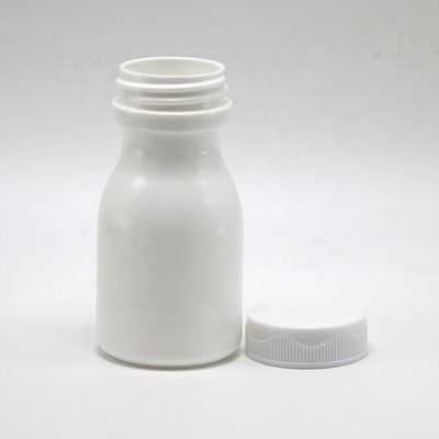 White 60ml HDPE Plastic Bottle for Convenient Storage of Solid Tablets and Capsules