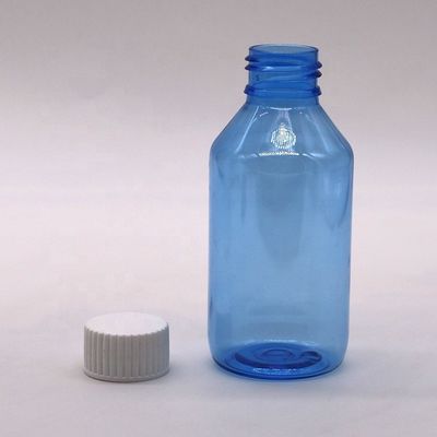 Pharmaceutical Grade Cough Syrup PET Bottle with Screw Cap and Customized Logo