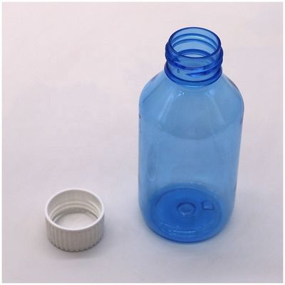 Pharmaceutical Grade Cough Syrup PET Bottle with Screw Cap and Customized Logo
