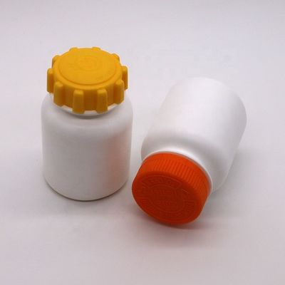 Round 225ml 7.5oz Plastic HDPE Medicine Container Supplement Holder Bottle Gear Cover