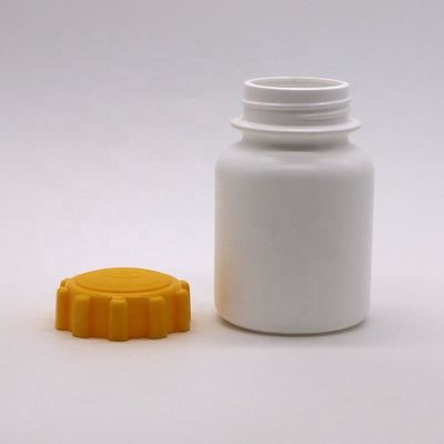 Round 225ml 7.5oz Plastic HDPE Medicine Container Supplement Holder Bottle Gear Cover