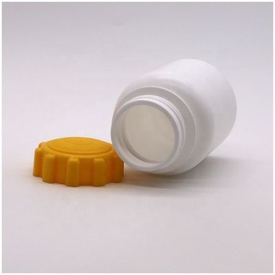 Round 225ml 7.5oz Plastic HDPE Medicine Container Supplement Holder Bottle Gear Cover