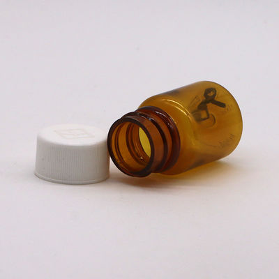 Screen Printing 15ml Empty PET Plastic Medicine Pill Bottle Container for Solid Powder