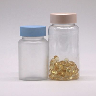 60ml/100ml/120ml/250ml PET Plastic Bottle with Matte Finish Customized Color and Other Medicine
