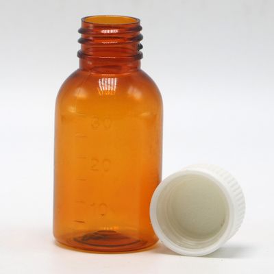 Top-Grade Tobacco Oil 30ml PET Amber Plastic Syrup Liquid Bottle with Screw Cap