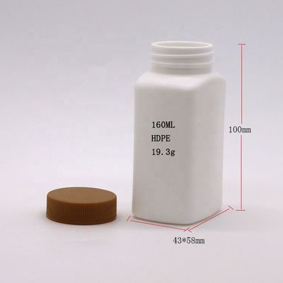 Other Medicine Custom Color HDPE 160ml Unique Shape Medicine Bottle with Various Lid