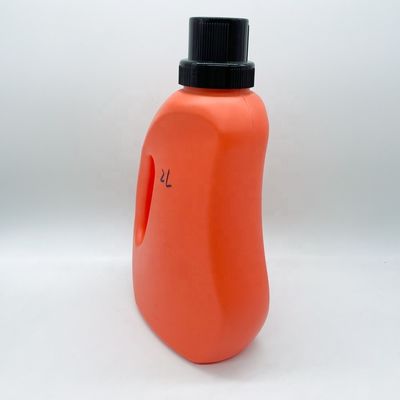 Customized Color HDPE 2 Liter Liquid Laundry Detergent Bottle for Cleaning Containers