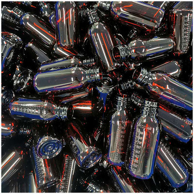 SCREW CAP PET Scaled Bottle for 100ML/60ML Syrup Base Material PET Tamper Evident Caps