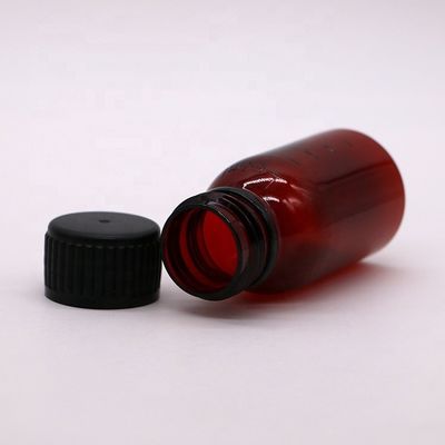 Tamper Evident Cap 50ML PET Cough Syrup Bottle for Oil Lubricating Oral Liquid Storage