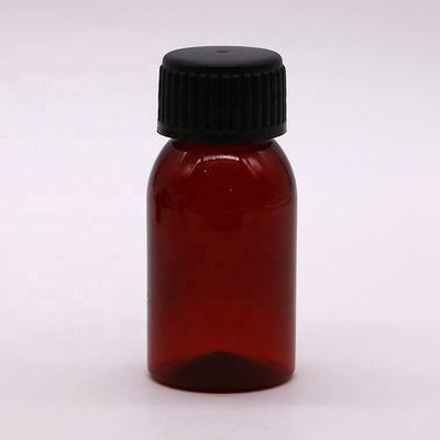 Tamper Evident Cap 50ML PET Cough Syrup Bottle for Oil Lubricating Oral Liquid Storage