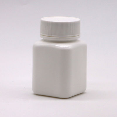 Customized Color 60ml HDPE Square Plastic Bottle for Tablet