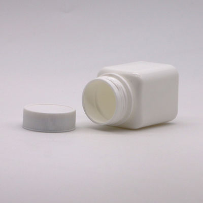 Customized Color 60ml HDPE Square Plastic Bottle for Tablet
